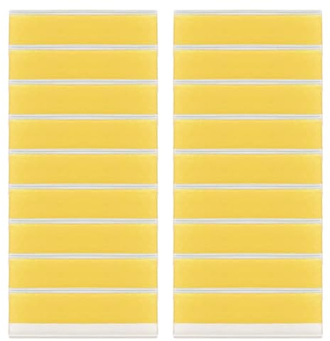 50 Stück Selbstklebende Etikettenhalter Transparent Preisschild Etikettenhalter 2.5 * 7.6cm Etikettenhalter Label Preisauszeichner für Supermarkt Bücherregal