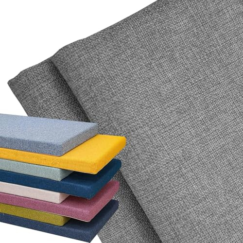AQIGR Bezug-Bankkissen Sitzkissen mit Reißverschluss Bezug für Sitzbank Waschbar Abnehmbar, Eckbank Auflagen Hussen für Innen Outdoor Fensterbank Couch(Grau,110x55x10cm Thick)