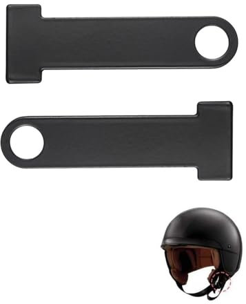 KEMUZ Lucchetto Casco Moto Antifurto - 2 Pezzi, Chiusura Rapida per Doppia Sicurezza, Design Compatto e Robusto per Proteggere il Tuo Casco da Furto