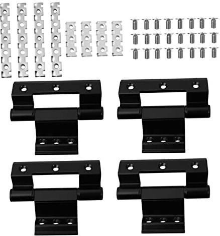 Hemobllo 4piezas De Aleación De Aluminio Para Ventana Diseño De Puente Roto Accesorios De Decoración Hogar Bisagras De Alta Resistencia Para Marco Abatible