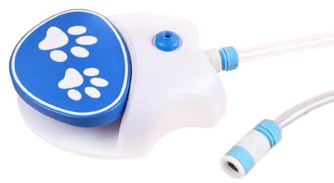 Generisch Sprinkler per cani e animali domestici, fontana d'acqua per cani, giocattolo per l'acqua per cani, irrigatore, fontana per cani facilmente attivata con tubo morbido per cani di grossa taglia