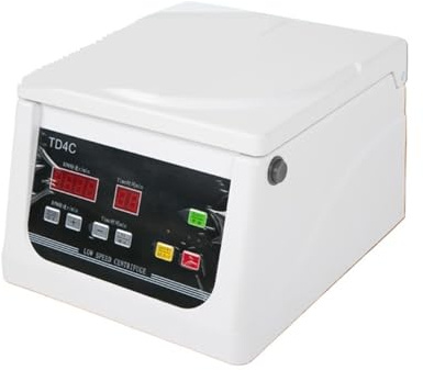 Centrifugeuse TD4C Centrifugeuse de bureau à basse vitesse Centrifugeuse électrique de séparation PRP du sang de beauté(15mlx6)