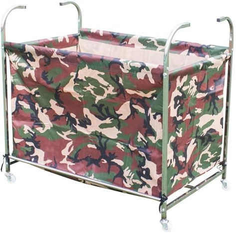 LuysmengEU Basketballständer, Ballwagen, Ballkorb, Fußball-, Basketball- und Baseballwagen mit Rädern, for Schule, Garage, Turnhalle(110x70x105cm)