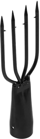GRIRIW Forchetta da Pesca in Acciaio Inox con Ardiglione Accessorio per Pesca Subacquea Professionale Forchetta a Punta per Acqua Ferma e Salata Resistente