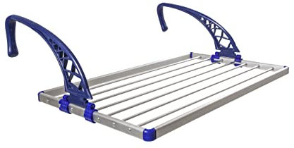 Cinquepalmi N 1 80, Stendibiancheria da balcone in alluminio cm 48x82