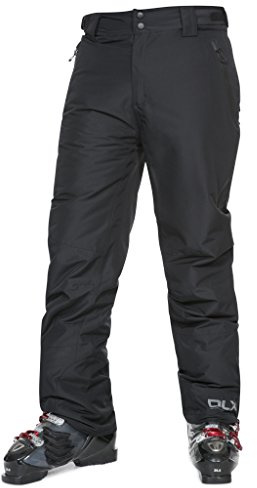 Trespass Coffman Wasserdichte DLX Skihose mit Knöchelreißverschlüssen, Knöchelgamaschen & Seitenbelüftung für Herren
