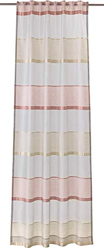 Joop! Living Vorhang mit verdecktem Schlaufenband Streak Rose Streifen Stripes