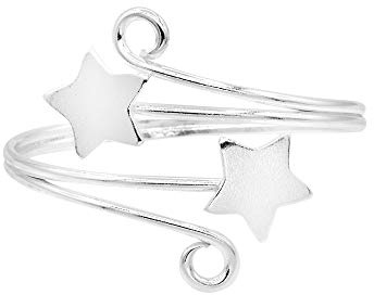Skytte stjärnor virvel tråd .925 sterling silver FSz ring tåring