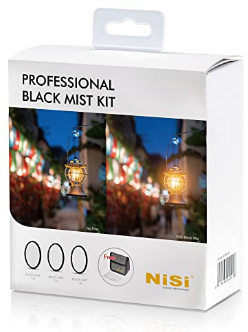 NiSi 67mm Black Mist Professional Filter Kit für Video/Portraitfotografie | Promist 1/2, 1/4, 1/8 Diffusion Effektfilter, Reduziert Kontraste und Streut Sanft die Highlights