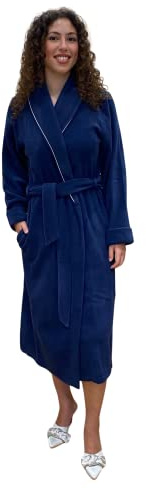 SGARLATA HOME Vestaglia da Donna in Pile di Viscosa modello Scialle Classico Art. Nina