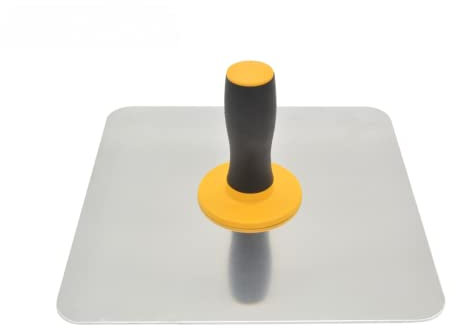 Ragyzity Masonry Hawk, Aluminium Plastering Hawk with Soft Grip Handle, Plaster Mortar Board Holder Finishing Plastering Tool, Home Paint with Handle Finishing Plastering Tool