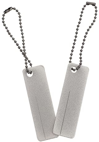 DOITOOL Pietra per Affilare Portatile Rettangolare Multifunzionale in Materiale Resistente per Uso Esterno e Domestico, Set da 2 Pezzi per Coltelli, Utensili da Giardino e Affilacoltelli