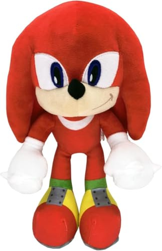 GIMSS Sonic The Hedgehog XXL Peluche Sonic, Tails, Knuckles Softtoy Plush Selezione 30-120 cm licenza originale (Knuckles The Echidna 70cm)
