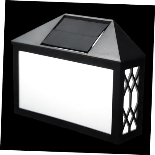 BESTonZON Lampada Da Parete Solare Per Targa Luce Solare Per Numero Civico Lampada Per Insegna Luminosa Materiale Risparmio Energetico