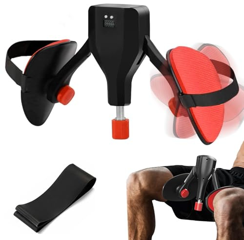 Audasi Entraîneur de musculation du plancher pelvien pour homme, compte automatique des cuisses avec rotation à 360 °, entraînement du plancher pelvien de 75 livres, pour femmes, bras, fessiers