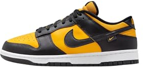 Nike Herren Dunk Low Sneaker, Black University Gold White, 40 EU