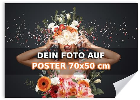 GP TONER Individuelle Poster-Drucke mit Wunschmotiv personalisiertes Foto zum Posterdruck Wandkunst Poster zu Hause Druck viele Größen Personalisierbares Geschenk 70x50cm
