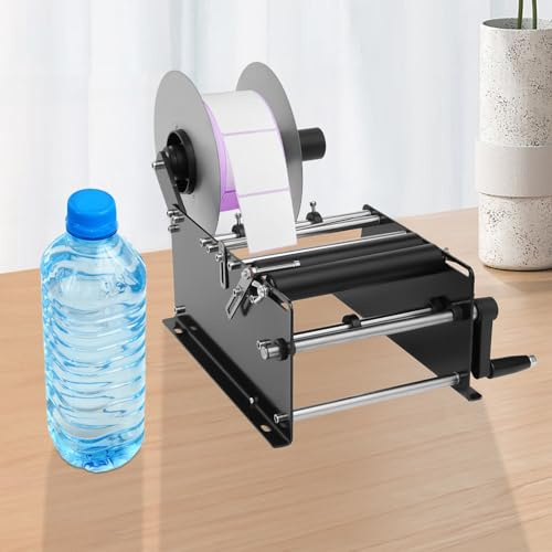 Labeling Machine Etikettiermaschine FüR Rund Flasche Dose EtikettiergeräT Etikettierer Automatisch Runde Halbautomatis Etikettier Flaschen Aufkleber Etiketten Applikator Flaschenetikettiermaschine