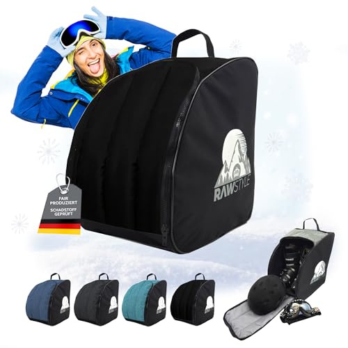 Rawstyle Skischuhtasche Skistiefeltasche Rucksack MOD 3 | Helm, Hart-Soft-Boots, Inliner, Bootbag
