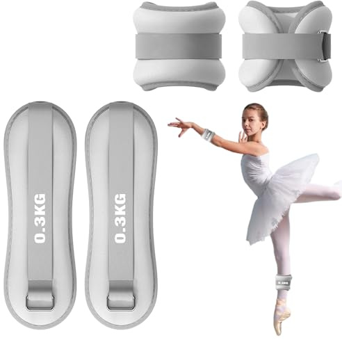 2er Set Gewichtsmanschetten, Verstellbares Fußgelenkgewichte Set, Gewichte für Beine und Arme, Geeignet für Anfänger und Kinder Tanzen Bewegung, Gehen, Joggen
