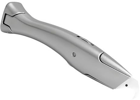 Couteau de Pro pour Moquette avec 8 Lames de Rechange, Cutter pour Moquette, Cutter pour Lames Trapézoïdales pour Couper les Revêtements de Sol PVC