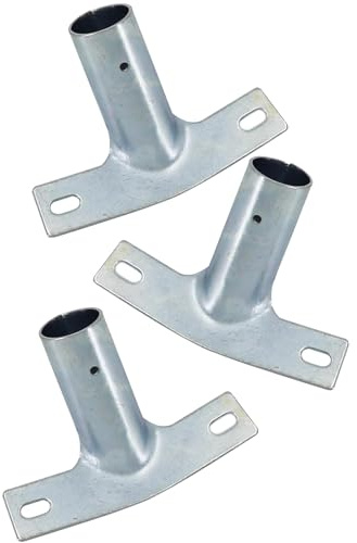 Robuste Metallstielhalter für Besen & Stiele, 3er Set – Stabile Wandhalterung für Gartenwerkzeuge, Kehrbesen, Schaufeln, Harken – Platzsparende Aufbewahrung für Garage, Schuppen, Haushalt