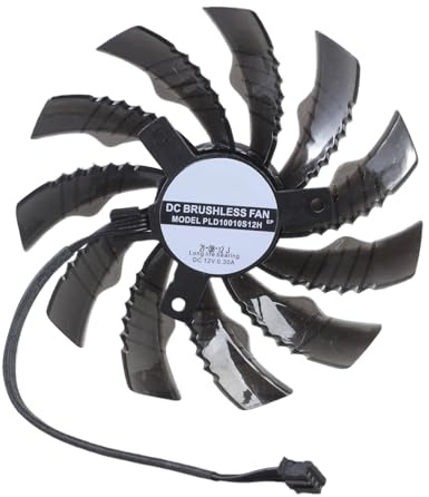 QUEENYARD Ventilateur de refroidissement pour carte graphique 95 mm PLD10010S12H pour 3050 3060 3060TI Améliore le jeu et la dissipation efficace de la chaleur Ventilateur de refroidissement PC