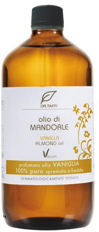 Dr.Taffi T2803 Olio di mandorle dolci profumato alla vaniglia, 250 ml