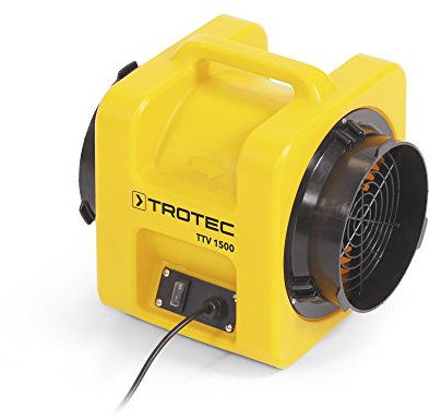 TROTEC TTV 1500 Ventilador axial Ventilador de transporte 1.050 m³/h Ventilación Ventilador profesional Industria artesanal.