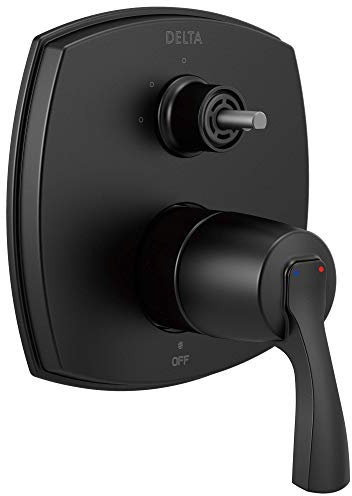 Delta T24876-BLLHP 14 Series Integrated Trim with Three Function Less Diverter Handle Shower, Matte Black
