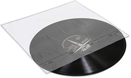 Dynavox Schallplatten-Innenhülle 50er Pack, klar, Archiv-Qualität, Vinylhüllen für LPs