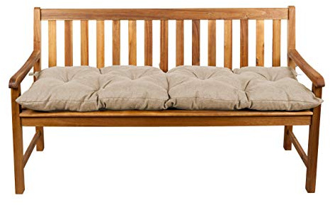 Gutekissen Coussins pour Banc, Coussins pour balançoire de Jardin, siège LS (150x40, Beige)