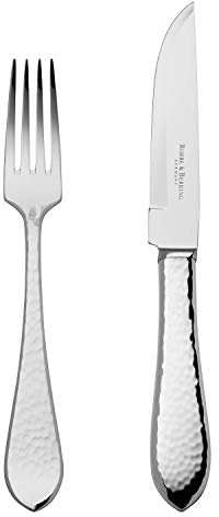 Robbe & Berking Martelé 2 pzas. Cubiertos de Carne (Plata de Ley 925)