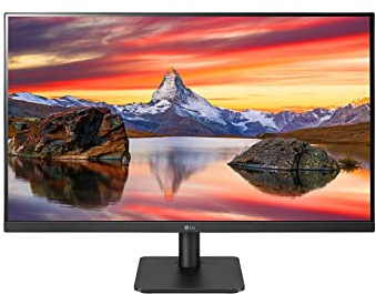 LG 27MP400-B - Monitor 27 pulgadas, 1920x1080p, 250 cd/m², 1000:1, NTSC 72%, diag. 68.6cm, D-Sub x1, HDMI x1, Conectividad Universal, Inclinación Ajustable, Color Negro