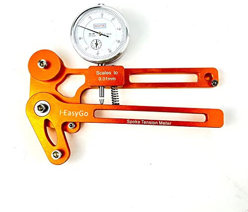 CATAZER Misuratore di tensione per bicicletta Raggi elettronici Misuratore di tensione meccanico Misuratore di tensione ad alta precisione Indicatore accurato (meccanico)