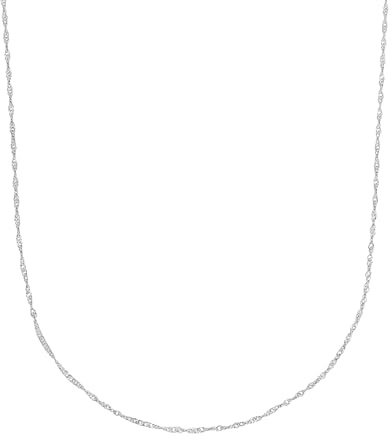 Amor Collier 925 Sterling Silber Damen Halsschmuck, 45 cm, Silber, Kommt in Schmuck Geschenk Box, 9417018