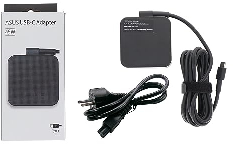 ASUS Fuente de alimentación 45W USB-C Adaptador 90XB06XN-MPW000