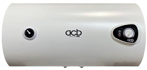 Termo Eléctrico De Agua Horizontal 100 Litros Acb | Clase Energética B, Con Termómetro, Regulador de Temperatura