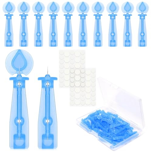 50PCS Disposable Acne Needle & 72 Dots Pimple Stickers - Ultrafine Pimple Popper Needle
