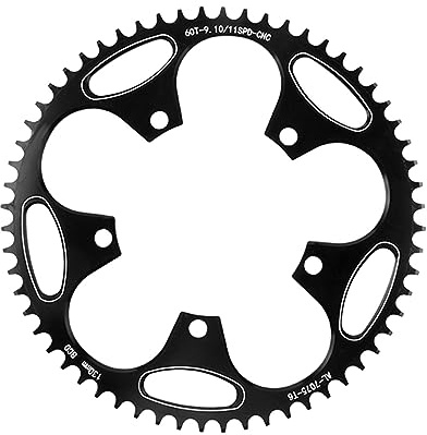 LOVIVER 130 mm BCD Fahrrad schmales breites Kettenblatt Kettenrad Kettenblatt Reparaturteile rundes Fahrradkettenblatt für Straße, BMX, Bergfalten