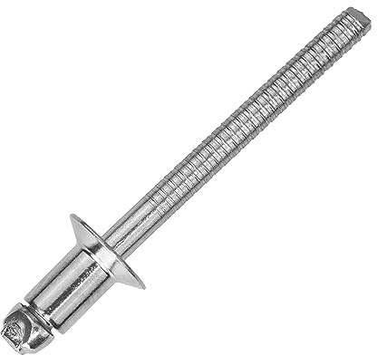 100 Stück Blindnieten 5,0 x 12 mm Senkkopf V2A | DIN 7337 | Popnieten | Zugdornnieten | Techtanium
