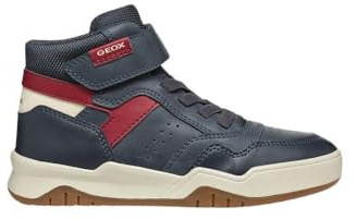 Geox Jungen J Perth Boy F Sneaker, Blau B, 33 EU