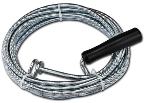 Toilet Drain Unblocker Tool with Claw 3M, Flexible Spring Waste Pipe Cleaner Snake Plunger Hair Removal Plumbing Drain Brush Rod for Basins, Tub Sink Shower