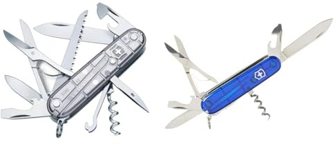 Victorinox Schweizer Taschenmesser Huntsman & Schweizer Taschenmesser Huntsman, Swiss Army Knife, Multitool, 15 Funktionen, Klinge, Korkenzieher, Dosenöffner