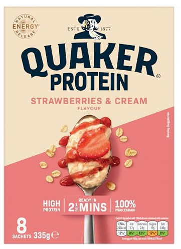 Quaker Protein Strawberries & Cream 8pk
