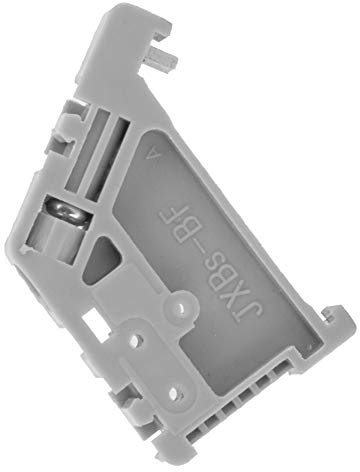 35 Mm DIN-Schienen-Klemmenblock-Endstopper-Befestigungsklammern, Graue Schraubbefestigung, für Elektrische Verteilung, Kunststoffmaterial, 50 Stück (Modell 13)