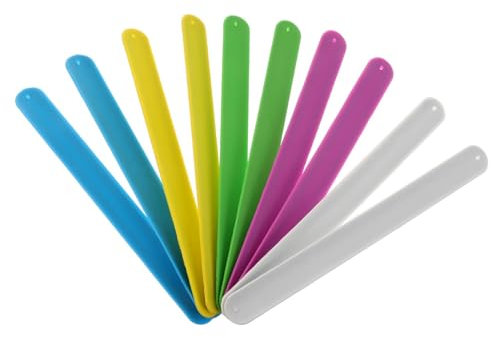 HAWILLOSCH 10stücke Slap Armbänder Für Mädchen Bunte Slap Bands Als Partygeschenke Fidget Spielzeug Und Kreative Armbänder Für Geburtstagsfeiern Und Schulanfang