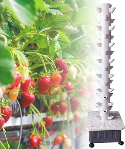 Torre idroponica Punti Giardinaggio Verticale Interno Fattoria Serra idroponica Piantagione PP Staccabile Tazza di piantagione più Pompa dell'Acqua Serbatoio dell'Acqua s