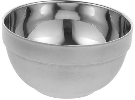 Warmhm Ciotola in Acciaio Per Mescolare e Cucinare Ciotola Portatile Per Zuppa Snack Cucinare e Servire