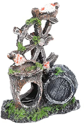 Toyvian Décoration Aquarium Résine pour Accessoire pour Réservoir Eau Douce Aménagement Paysager pour Aquarium Élément Durable